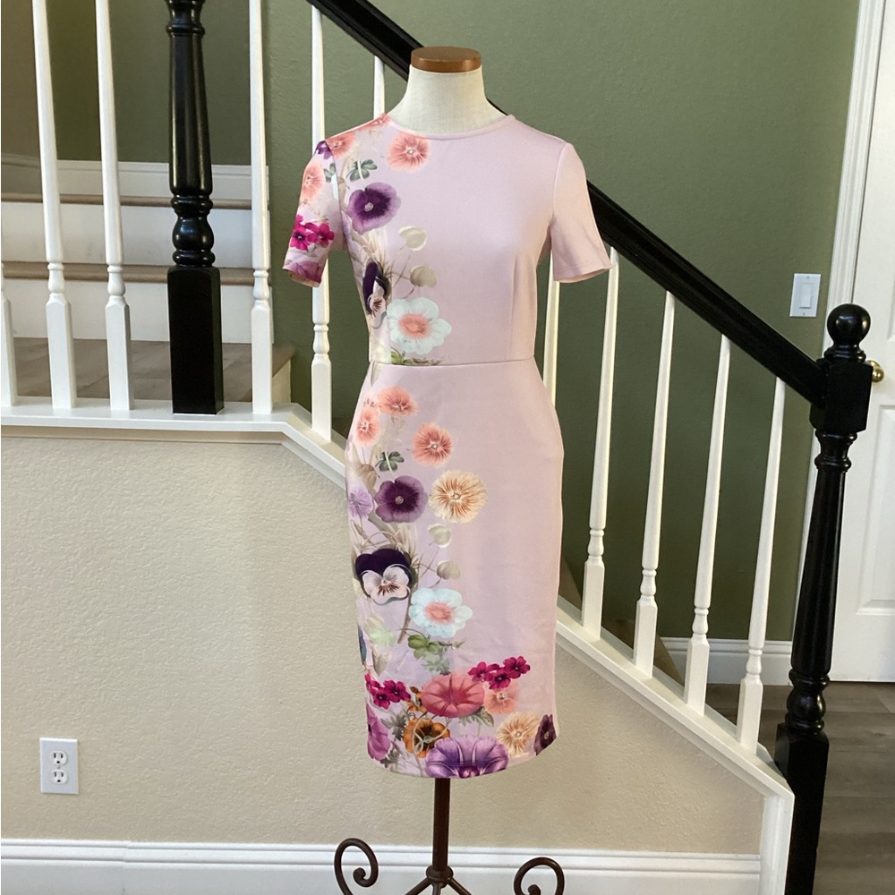 ASOS Floral Pink Dress (6)